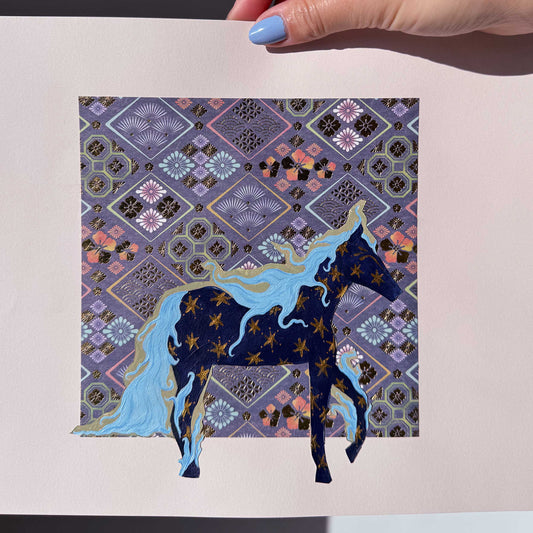 Selene Moon Horse – Celestial Art Print
