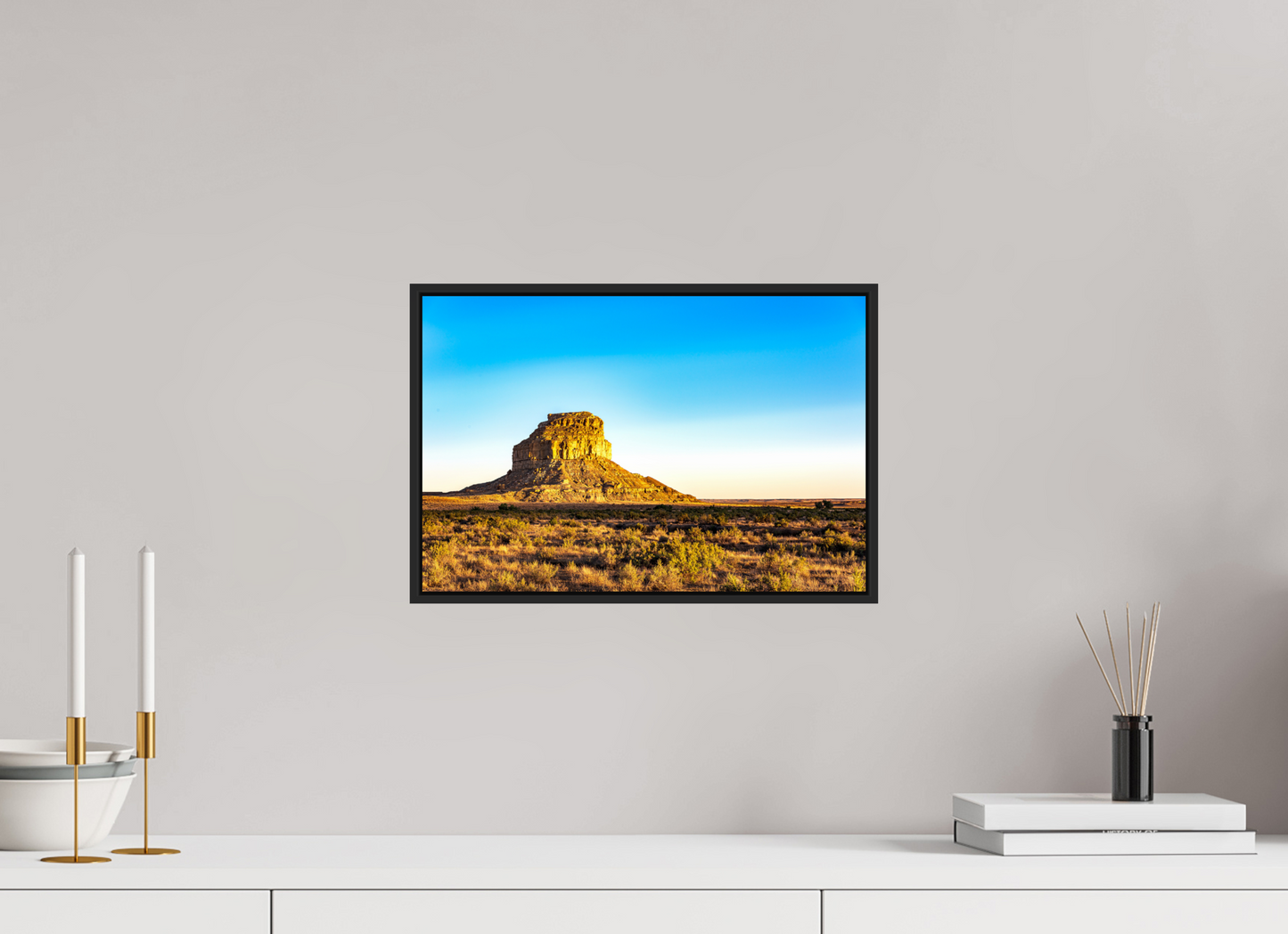 15 x 10″, Framed Acrylic Photo Print Fajada Butte