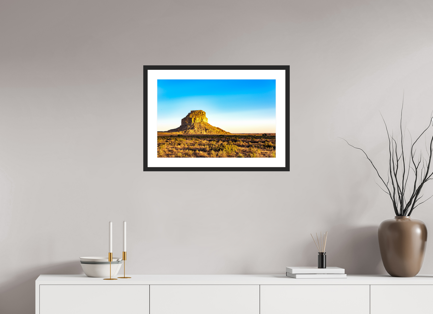 24 x 16″, Framed Fine Art Print Fajada Butte