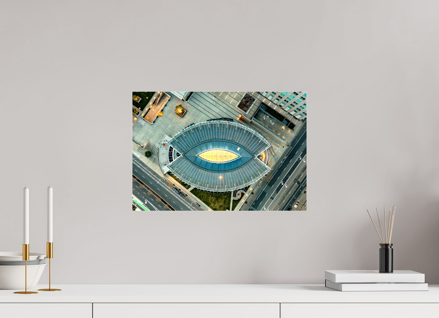 17.6 x 12″, Acrylic Photo Print Oakland Cathedral