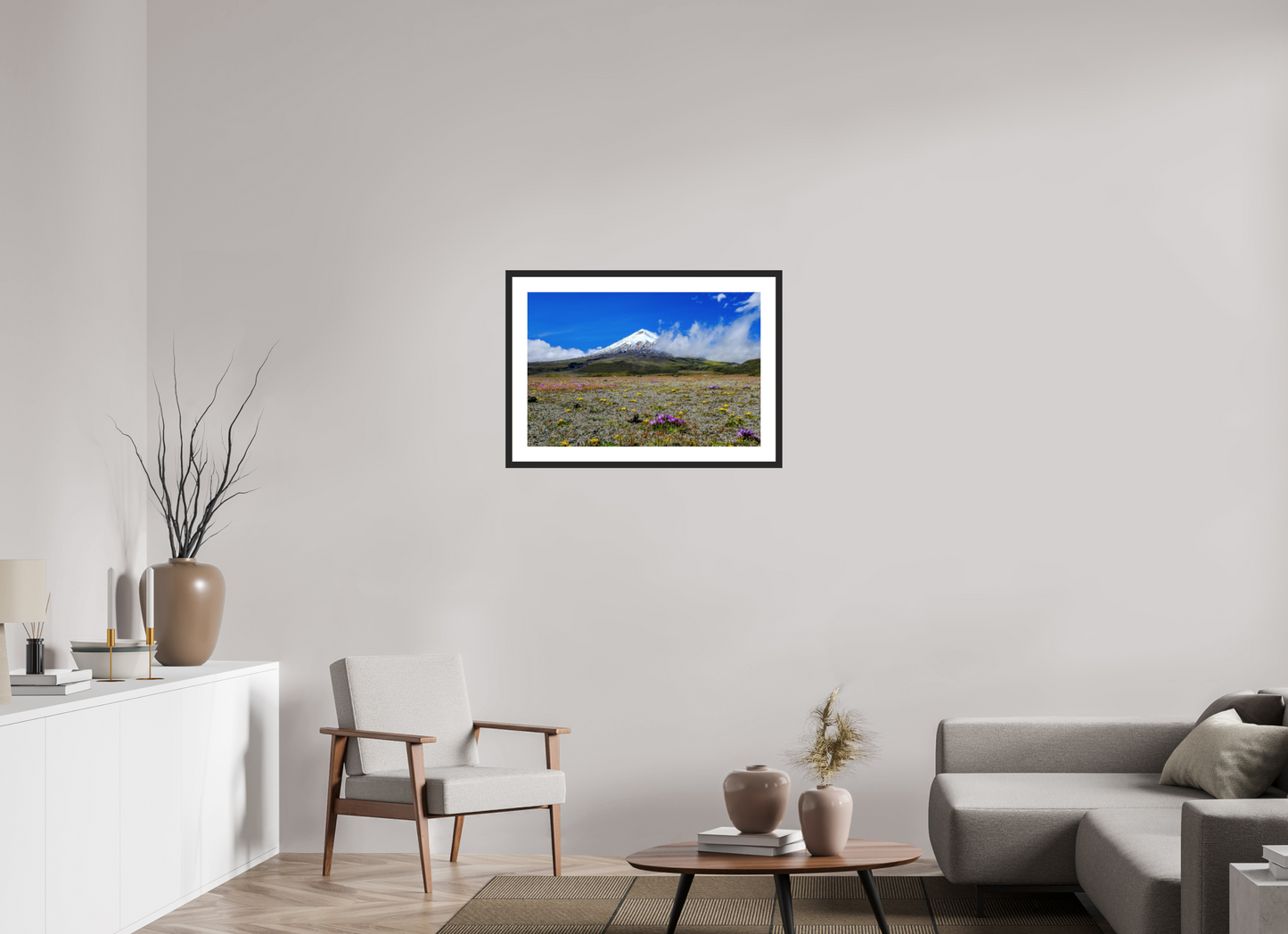 30 x 20″, Framed Fine Art Print Cotopaxi Colors