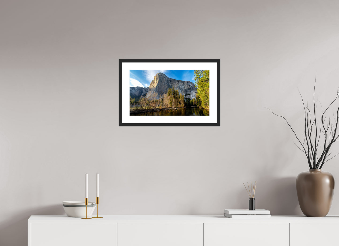 20.7 x 12″, Framed Fine Art Print El Capitan