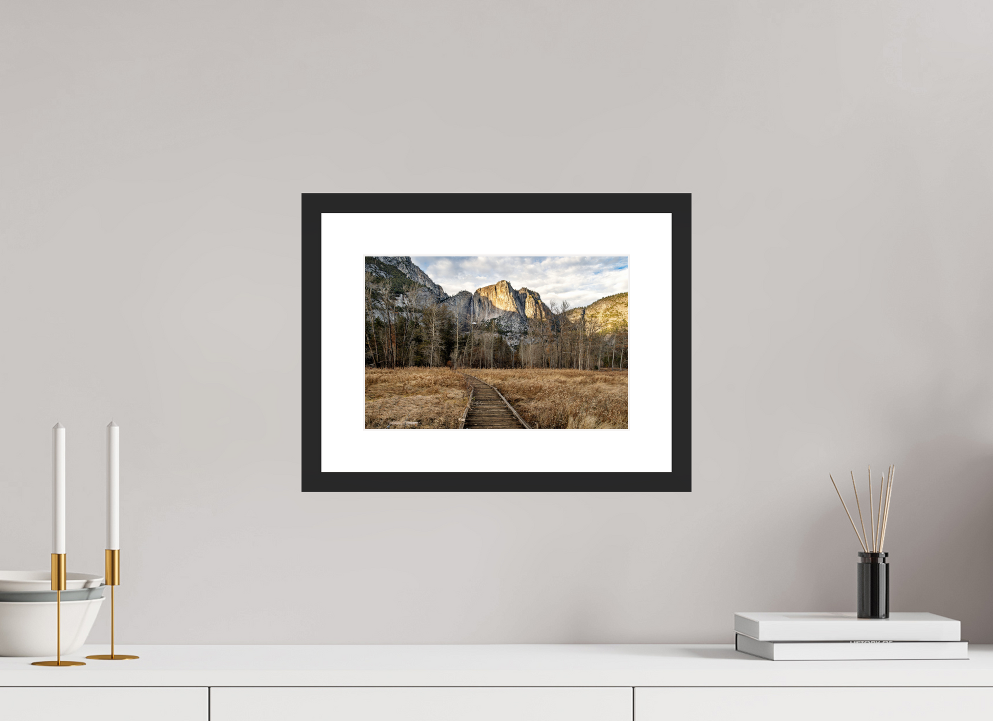12 x 8″, Framed Fine Art Print Yosemite Falls