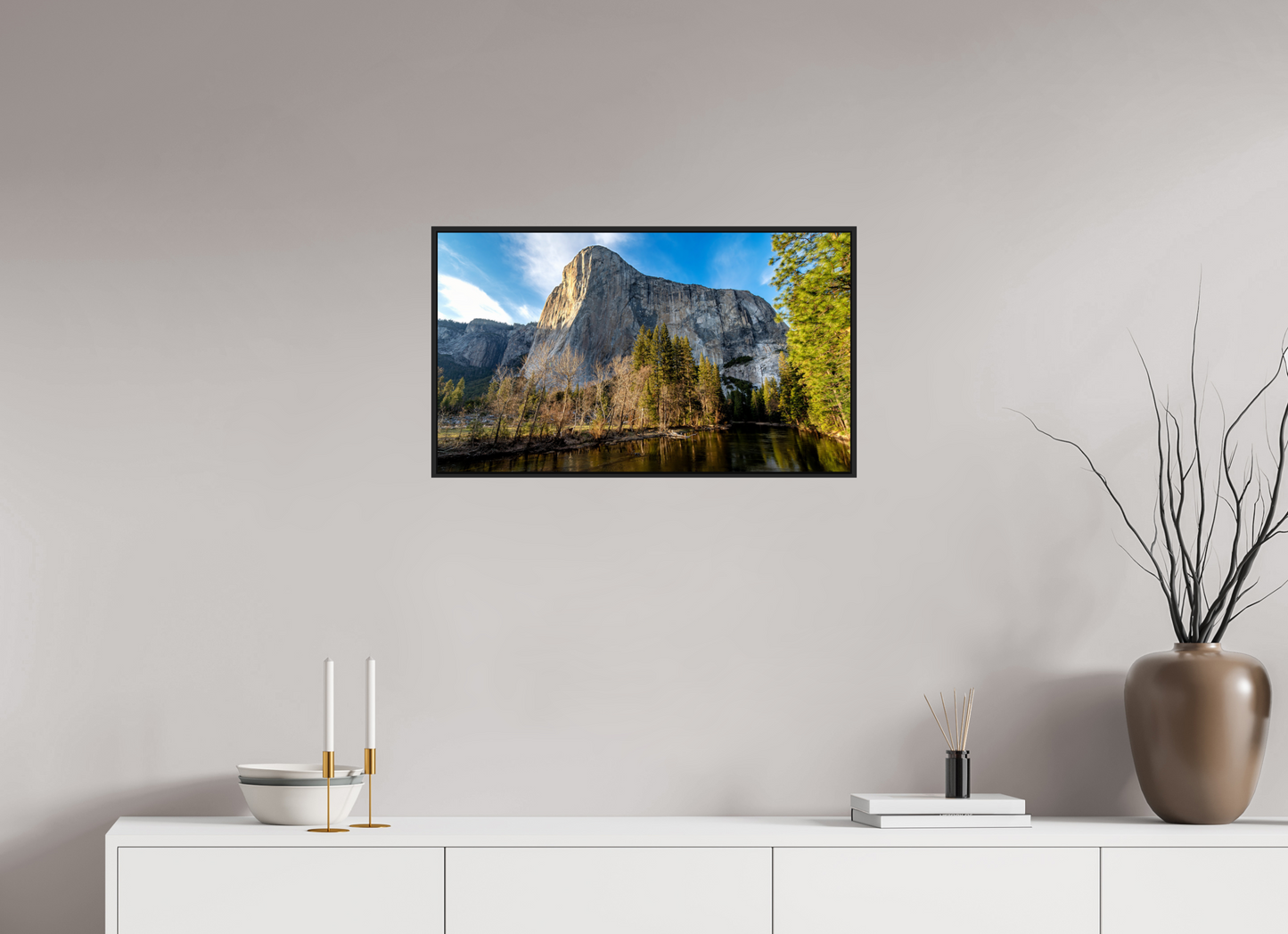 27.6 x 16″, Framed Acrylic Photo Print El Capitan