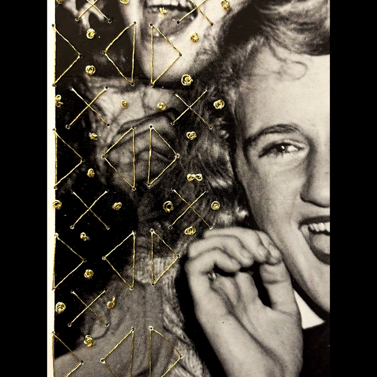 Vintage Postcard | Fan at a Sinatra Concert.