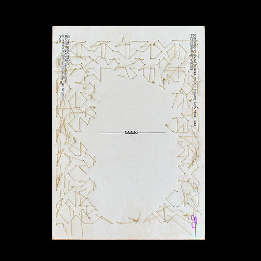 Vintage Postcard | Fan at a Sinatra Concert.