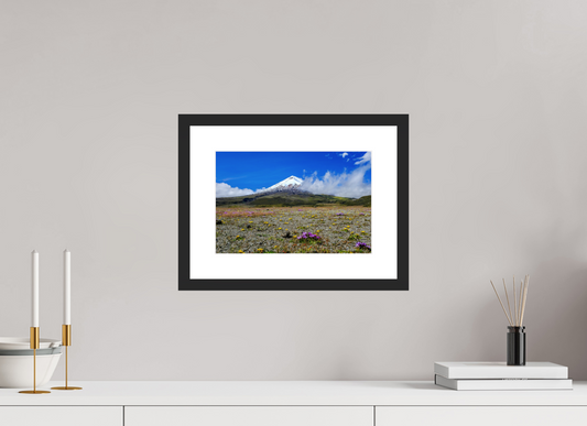 12 x 8″, Framed Fine Art Print Cotopaxi Colors