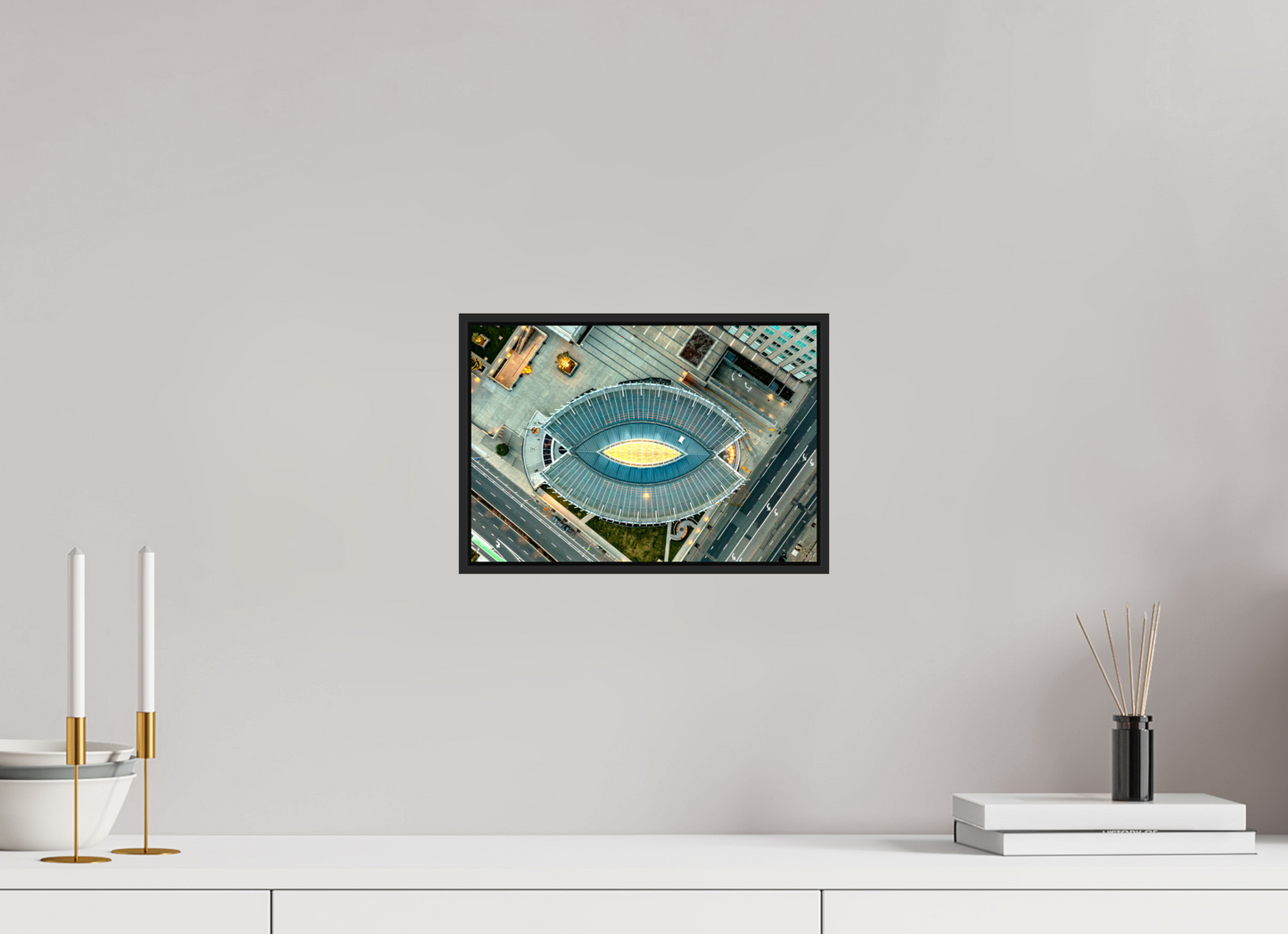 11.7 x 8″, Framed Acrylic Photo Print Oakland Cathedral