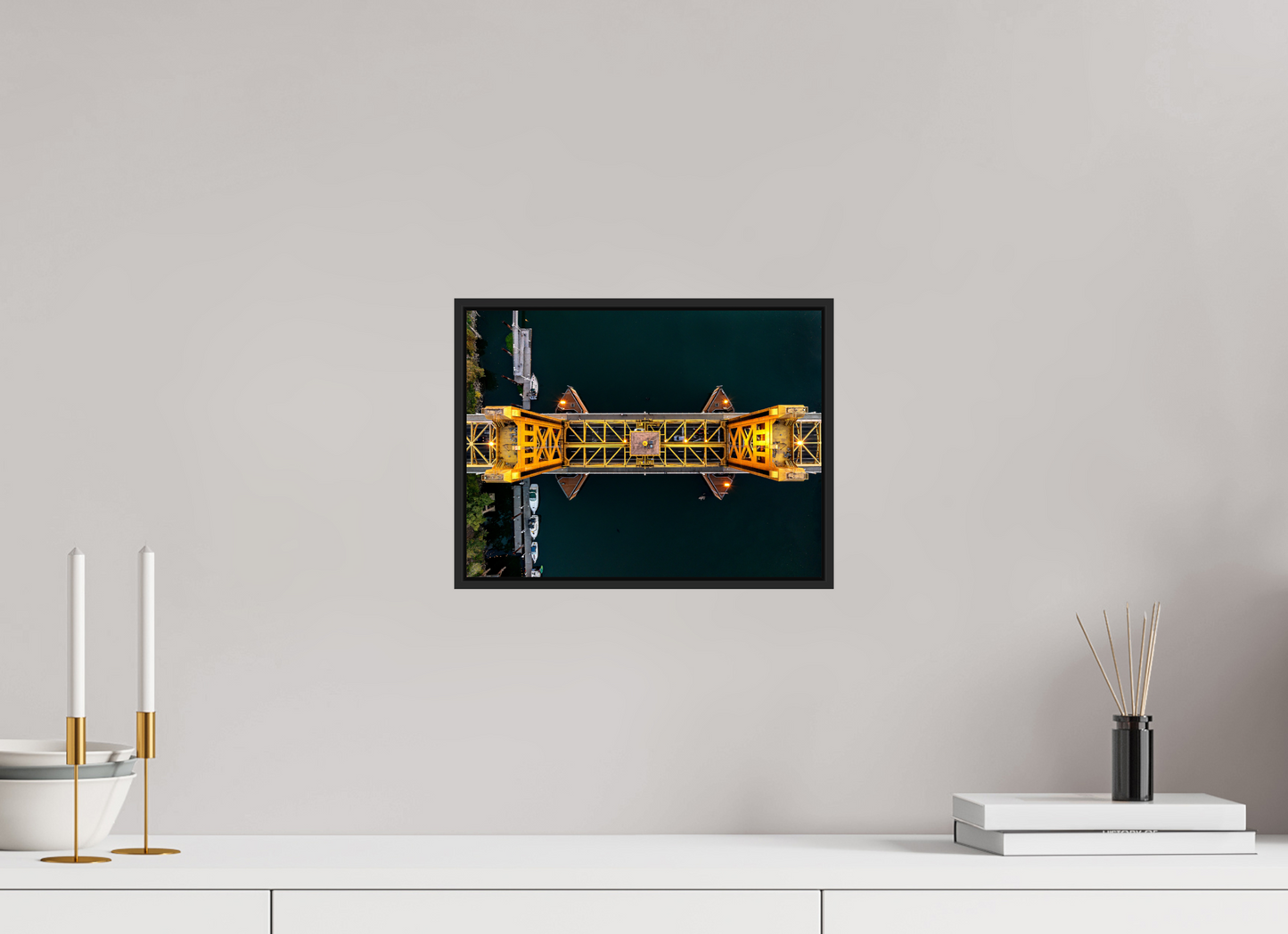 12 x 9″, Framed Acrylic Photo Print Tower Bridge