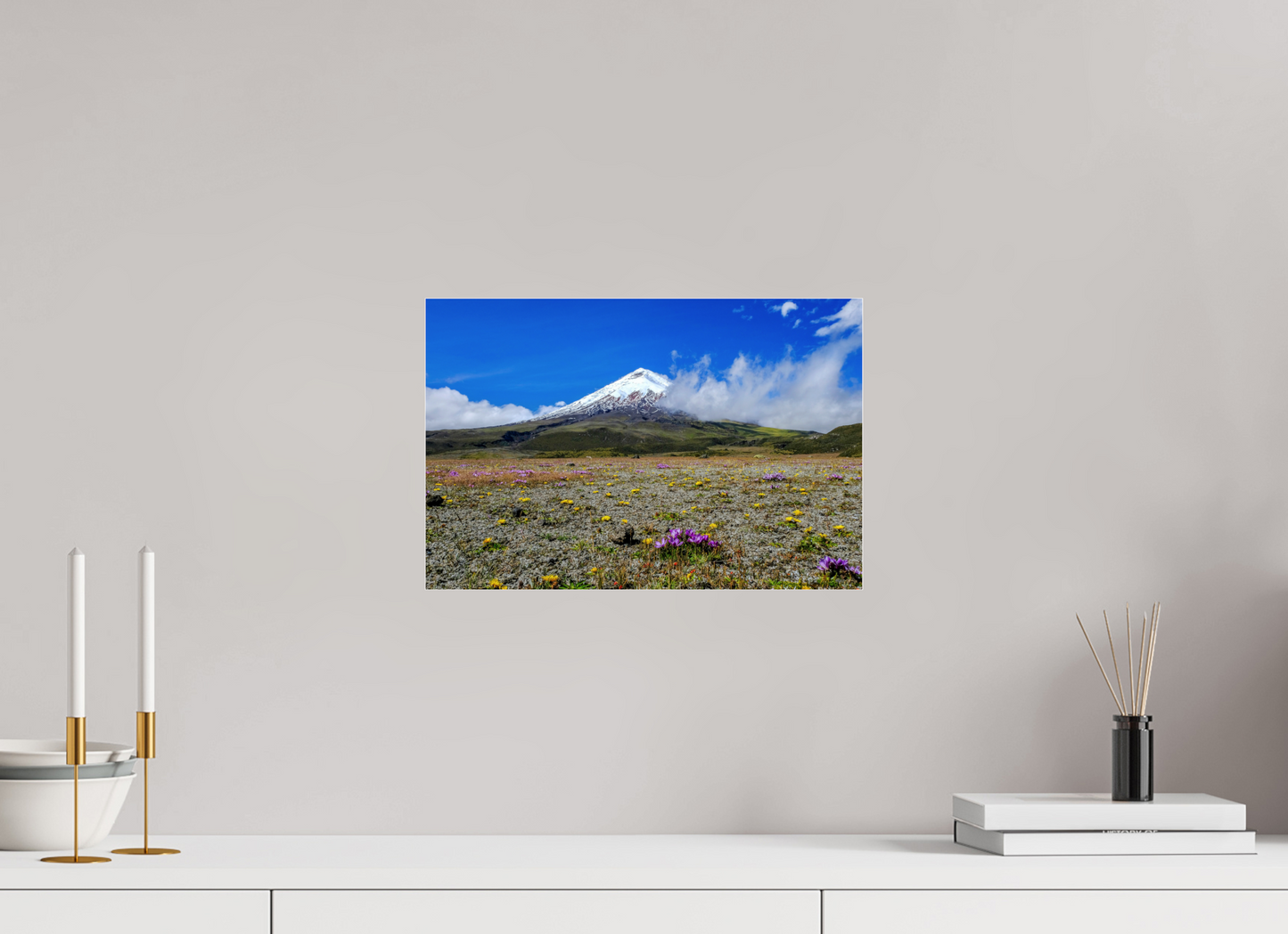 15 x 10″, Acrylic Photo Print Cotopaxi Colors