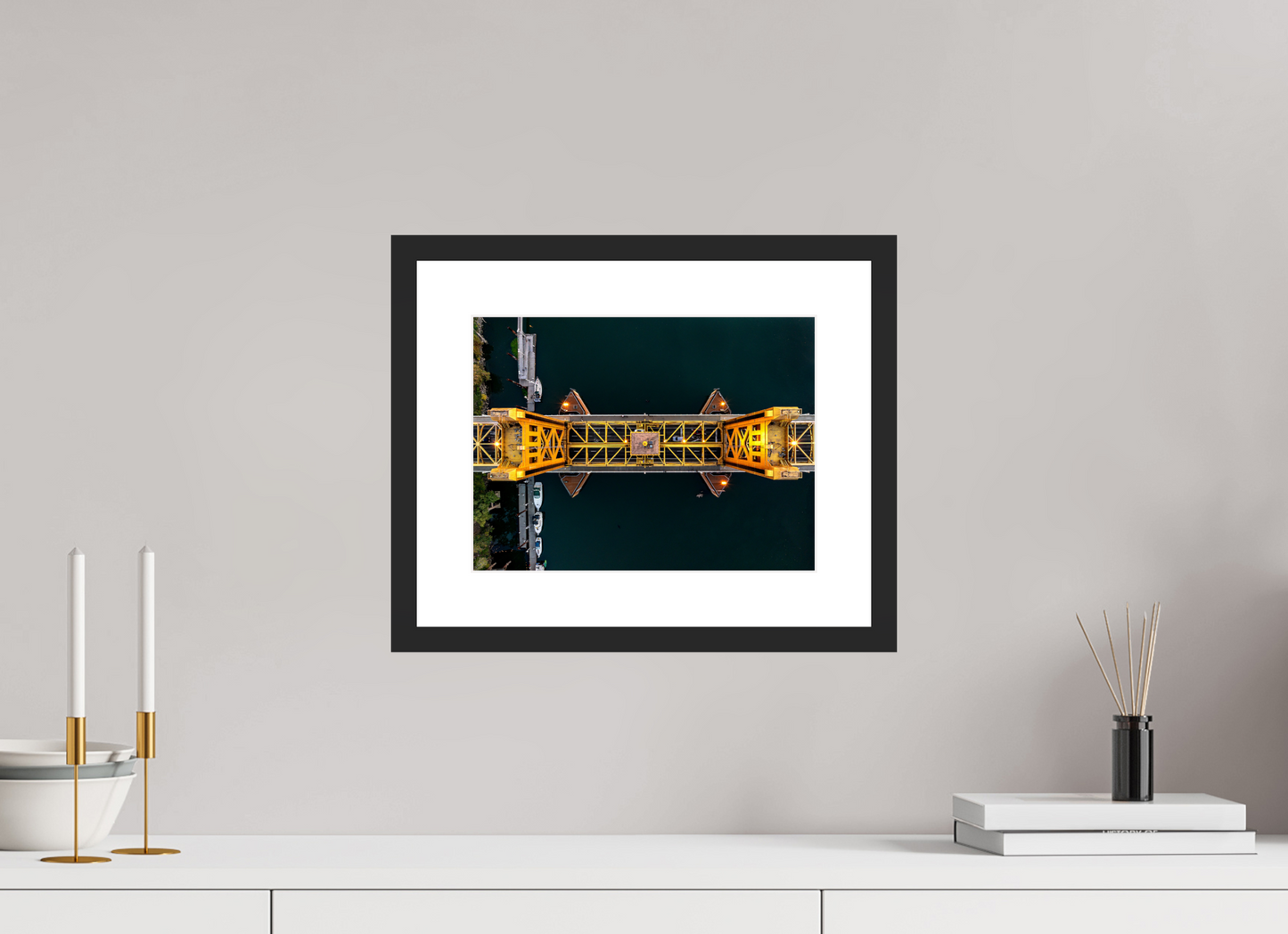 12 x 9″, Framed Fine Art Print Tower Bridge