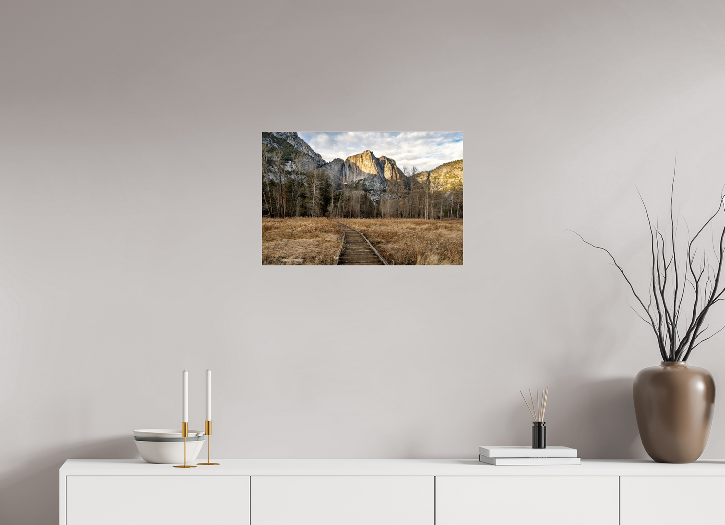 24 x 16″, Acrylic Photo Print Yosemite Falls