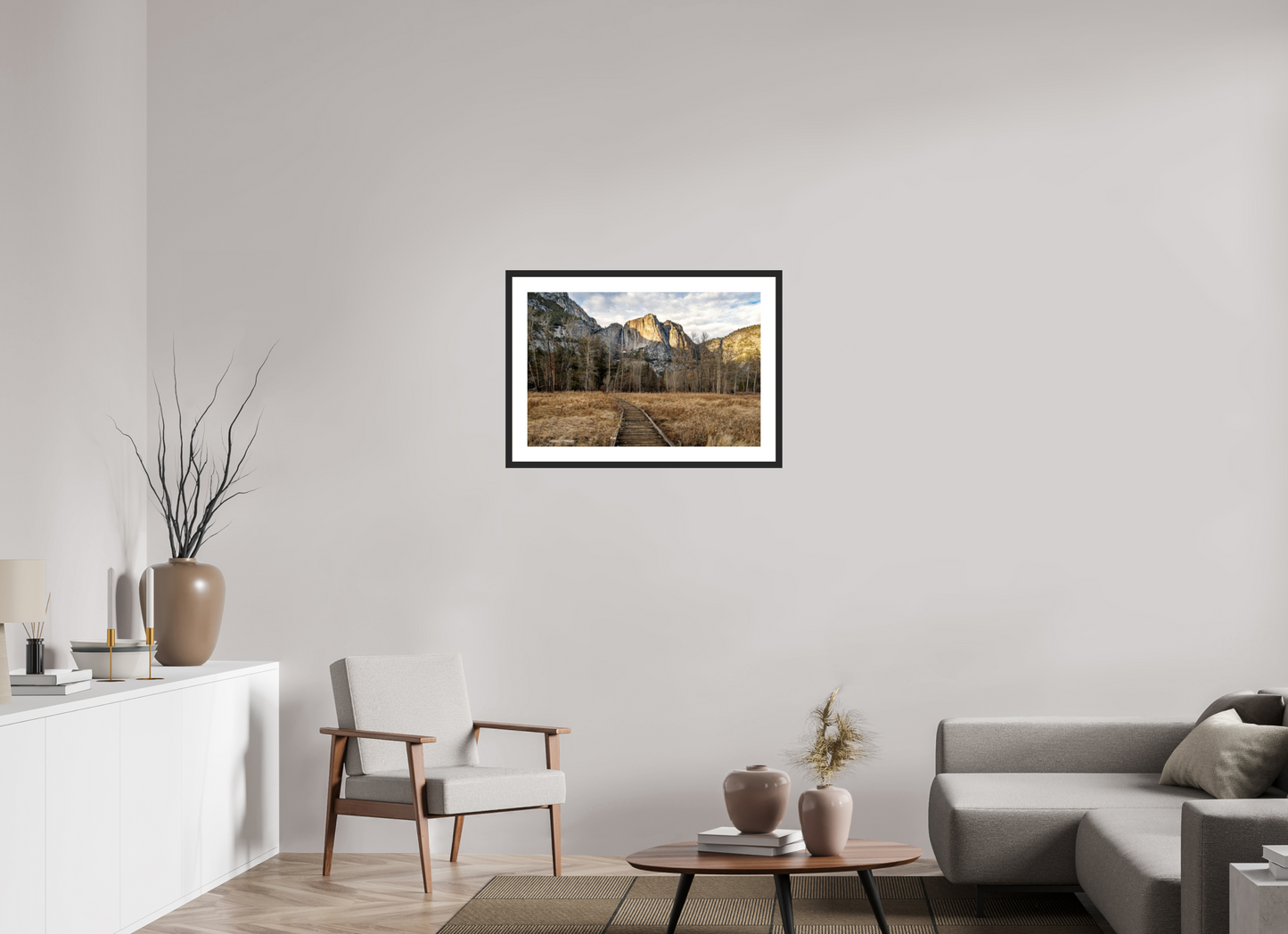 30 x 20″, Framed Fine Art Print Yosemite Falls