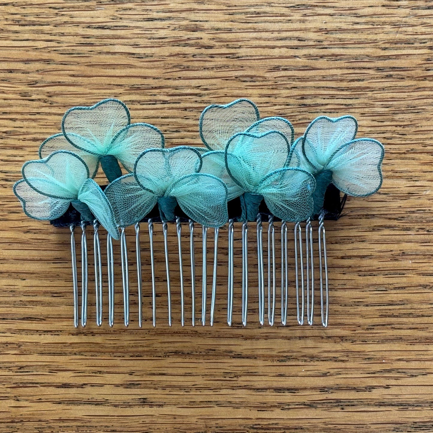 Clover Floral Hair Comb